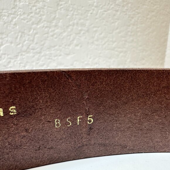 NWT R.M. Williams Drover Belt 40/102 Choc Brown Premium Real Cowhide Australia - Picture 7 of 14